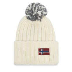 Czapka Napapijri. Brązowe czapki damskie Napapijri, na zimę, bez wzorów. Za 219.99 zł.