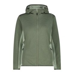 Damska kurtka z kapturem CMP Unlimitech Hybrid Stretch Performance. Zielone kurtki damskie CMP, xs, bez wzorów, z polaru, z kapturem. Za 344.90 zł.