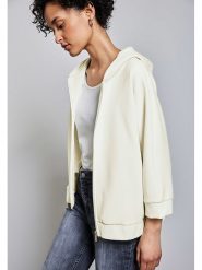 Street One Bluza w kolorze kremowym rozmiar: 40. Brązowe bluzy damskie Street One, bez wzorów, bez kaptura. Za 140.53 zł.