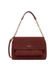 GINO ROSSI Torebka EO-LA224-19145 Bordowy. Czerwone torebki klasyczne damskie Gino Rossi, ze skóry, bez dodatków. Za 399.99 zł.