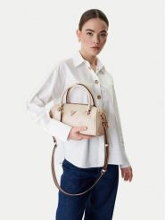Guess Torebka Cresidia II HWPD98 88080 Kremowy. Białe torebki klasyczne damskie Guess, ze skóry, bez dodatków. Za 369.99 zł.