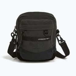 Saszetka Pepe Jeans Heich Bristol. Czarne nerki i saszetki damskie Pepe Jeans, bez wzorów, z jeansu. Za 179.99 zł.