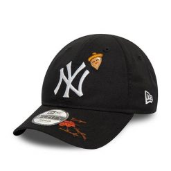 Czapka z daszkiem New Era. Czarne czapki z daszkiem damskie New Era, bez wzorów. Za 69.99 zł.