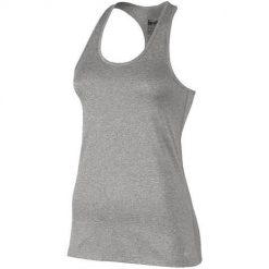 Koszulka treningowa damska Nike Dry Training Tank. Szare koszulki damskie Nike, l, bez wzorów, bez kołnierzyka, bez ramiączek. Za 169.00 zł.
