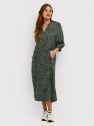Kaffe Sukienka codzienna Connor 10506640 Zielony Relaxed Fit. Zielone sukienki damskie Kaffe, bez wzorów, z wiskozy, bez ramiączek. Za 469.99 zł.