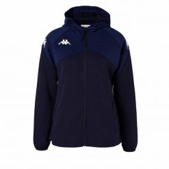 Damska bluza dresowa Kappa Fianta. Niebieskie bluzy damskie Kappa, m, bez wzorów, z dresówki, z kapturem. Za 341.00 zł.