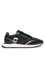 KARL LAGERFELD Sneakersy Kairo KL61131N Czarny. Czarne obuwie sportowe damskie KARL LAGERFELD, ze skóry, bez zapięcia. Za 929.99 zł.