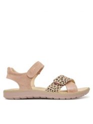 Primigi Sandały 1385322 D Różowy. Czerwone sandały dziewczęce Primigi, ze skóry, bez obcasa, bez zapięcia. Za 249.99 zł.