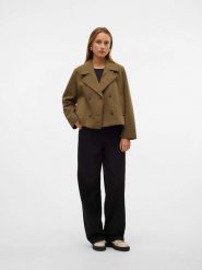 Vero Moda Kurtka przejściowa w kolorze khaki rozmiar: L. Brązowe kurtki damskie Vero Moda, l, bez wzorów, bez kaptura. Za 131.74 zł.
