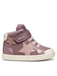 Geox Sneakersy B Gisli B561MA 0AU54 C8006 M Fioletowy. Fioletowe trampki dziewczęce Geox, bez wzorów, ze skóry, bez zapięcia. Za 159.99 zł.