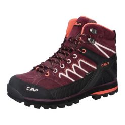 Buty trekkingowe damskie CMP Moon Mid. Fioletowe obuwie trekkingowe damskie CMP, z materiału, za kostkę, bez zapięcia. Za 599.99 zł.