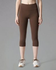 Legginsy 3/4 Softform™ - Brązowy. Brązowe legginsy damskie JOY STUDIO, m, bez wzorów, z tkaniny. Za 203.00 zł.