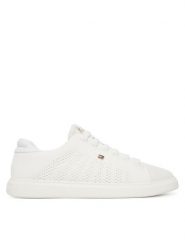 Tommy Hilfiger Sneakersy Th Icon Light Knit Sneaker FW0FW09401 Biały. Białe obuwie sportowe damskie Tommy Hilfiger, z materiału, bez zapięcia. Za 409.99 zł.