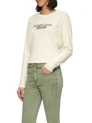 S.Oliver Koszulka w kolorze beżowym rozmiar: 46. Brązowe koszulki damskie S.Oliver, s, bez wzorów, z bawełny, bez kołnierzyka, bez ramiączek. Za 78.99 zł.