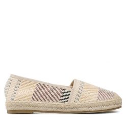 Espadryle DeeZee. Brązowe espadryle damskie DeeZee, bez wzorów, bez obcasa. Za 62.99 zł.