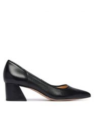 HÖGL Czółenka 1-104500 Czarny. Czarne czółenka damskie Högl, bez wzorów, ze skóry, bez obcasa. Za 739.99 zł.