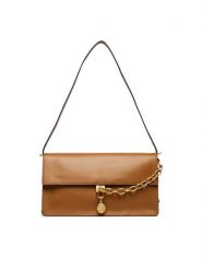 Tommy Hilfiger Torebka Crest Leather Conv Shoulder Bag AW0AW19015 Brązowy. Brązowe torebki klasyczne damskie Tommy Hilfiger, ze skóry, bez dodatków. Za 949.99 zł.