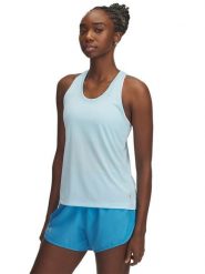 Under Armour Top sportowy w kolorze błękitnym rozmiar: L. Niebieskie koszulki sportowe damskie Under Armour, l, bez wzorów, z materiału, bez ramiączek, outdoorowe. Za 70.41 zł.