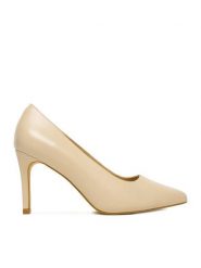 Lasocki Szpilki CEO-WS1619-02 Beżowy. Brązowe szpilki damskie Lasocki, bez wzorów, ze skóry, bez obcasa, na szpilce, bez zapięcia. Za 249.99 zł.