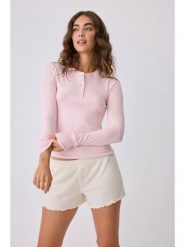 PJ Salvage Koszulka piżamowa w kolorze jasnoróżowym rozmiar: S. Różowe piżamy damskie PJ Salvage, bez wzorów, bez ramiączek. Za 121.99 zł.