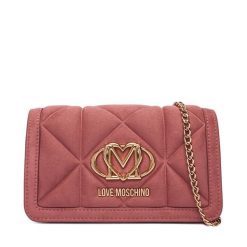 Torebka LOVE MOSCHINO. Czerwone torebki wieczorowe damskie Love Moschino, bez wzorów, bez dodatków. Za 569.99 zł.