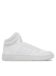 Adidas Sneakersy Hoops 3.0 GW5457 Biały. Białe obuwie sportowe damskie Adidas, z materiału, bez zapięcia. Za 269.99 zł.