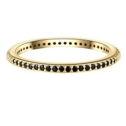 Glanzstücke München Srebrny pierścionek srebro wysokiej próby Cyrkonia żółte złoto Pierścionki 1 ct Damski. Szare pierścionki damskie Glanzstücke München, z cyrkonią, pozłacane. Za 220.99 zł.
