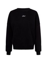 BOSS Orange Bluza - Esweaty Kobiety Bawełna czarny, L. Czarne bluzy damskie BOSS Orange, l, bez wzorów, z bawełny, bez kaptura. Za 499.95 zł.
