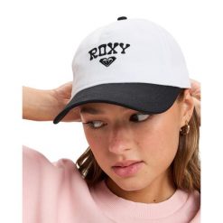 Czapka Trucker dla Kobiety SOMETHING MAGIC Czarny. Brązowe czapki z daszkiem damskie Roxy, bez wzorów, z bawełny. Za 109.99 zł.