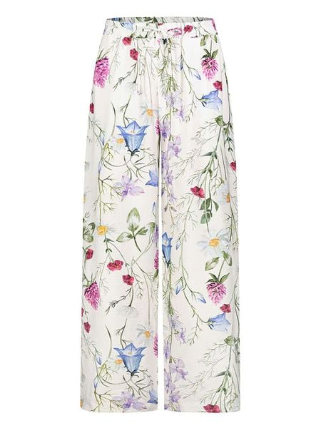 Sublevel Spodnie w kolorze białym ze wzorem rozmiar: S/M. Białe spodnie materiałowe damskie Sublevel, bez wzorów, z materiału. Za 104.64 zł.