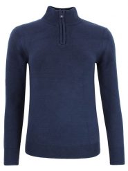 Peak Mountain Sweter "Acharlito" w kolorze granatowym rozmiar: S. Niebieskie swetry klasyczne damskie Peak Mountain, s, bez kołnierzyka. Za 217.99 zł.