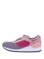 Asics Sneakersy "Gel-Respector" w kolorze różowo-białym rozmiar: 40,5. Różowe obuwie sportowe damskie Asics, z nubiku, bez zapięcia. Za 200.60 zł.
