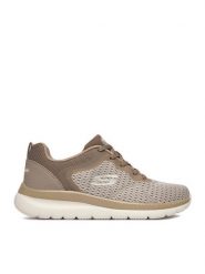 Skechers Sneakersy C-BOUNTIFUL 12607 TPE Beżowy. Brązowe obuwie sportowe damskie Skechers, z materiału, bez zapięcia. Za 229.99 zł.