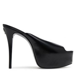 Klapki Naked Wolfe. Czarne klapki damskie Naked Wolfe, bez wzorów, bez obcasa, bez zapięcia. Za 1,279.00 zł.