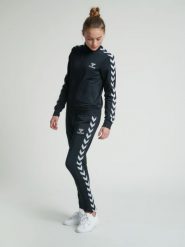 Damska kurtka zapinana na zamek Hummel hmlnelly 2.0. Czarne kurtki damskie Hummel, na wiosnę, xl, bez wzorów, z polaru, bez kaptura. Za 138.00 zł.