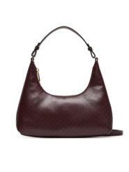 Calvin Klein Torebka LV04F3298G Bordowy. Czerwone torebki klasyczne damskie Calvin Klein, ze skóry, bez dodatków. Za 449.99 zł.
