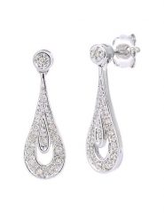 Revoni Złote kolczyki-wkrętki z diamentami rozmiar: onesize. Szare kolczyki damskie Revoni, z diamentem, złote. Za 1,609.99 zł.