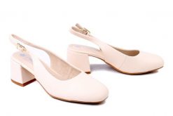 RIEKER 44751-61 beige, czółenka damskie. Brązowe czółenka damskie Rieker, bez wzorów, bez obcasa, na obcasie. Za 319.90 zł.