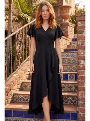 SOULSHAE Sukienka w kolorze czarnym rozmiar: L/XL. Czarne sukienki damskie SOULSHAE, bez wzorów, bez ramiączek. Za 214.95 zł.