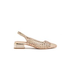 Baleriny Gioseppo z ozdobnym przodem w kolorze platynowym. Żółte obuwie sportowe damskie Gioseppo, z syntetyku, bez zapięcia, na fitness i siłownię. Za 393.10 zł.