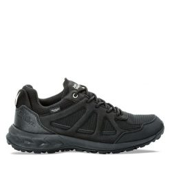 Trekkingi Jack Wolfskin. Czarne obuwie trekkingowe damskie Jack Wolfskin, bez zapięcia. Za 379.99 zł.