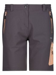 Cmp Bermudy trekkingowe w kolorze antracytowym rozmiar: 42. Czarne spodnie dresowe damskie CMP, bez wzorów, z materiału. Za 124.11 zł.