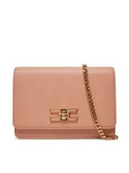 Elisabetta Franchi Torebka BS-11A-51E2-V280 Różowy. Czerwone torebki wieczorowe damskie Elisabetta Franchi, bez wzorów, ze skóry, bez dodatków. Za 759.99 zł.