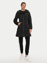 Guess Płaszcz zimowy New Altea V4YL05 WF3X0 Czarny Regular Fit. Czarne płaszcze damskie Guess, na zimę, xl, z aplikacjami, z syntetyku, bez kaptura. Za 649.99 zł.