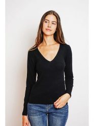 William de Faye Sweter w kolorze czarnym rozmiar: 40. Czarne swetry klasyczne damskie William de Faye, z kaszmiru, bez kołnierzyka. Za 130.99 zł.