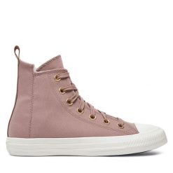 Trampki Converse. Czerwone trampki damskie Converse, bez wzorów, bez zapięcia. Za 239.99 zł.