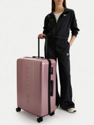 Reebok Walizka duża CEO-RBK-030-L Różowy. Czerwone walizki Reebok, bez wzorów, z tworzywa sztucznego, duże. Za 349.99 zł.