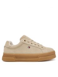 Tommy Hilfiger Sneakersy Jade T3A9-35098-1429 S Beżowy. Brązowe buty sportowe dziewczęce Tommy Hilfiger, bez zapięcia. Za 439.99 zł.