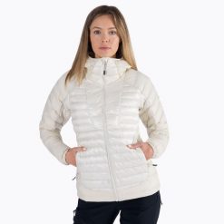 Kurtka puchowa damska Columbia Labyrinth Loop Hooded. Czarne kurtki damskie Columbia, m, bez wzorów, z puchu, bez kaptura. Za 479.99 zł.