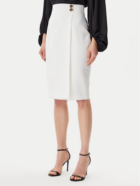 Artigli Spódnica ołówkowa ACGO000902 Écru Slim Fit. Spódnice damskie Artigli, bez wzorów, z syntetyku. Za 219.99 zł.